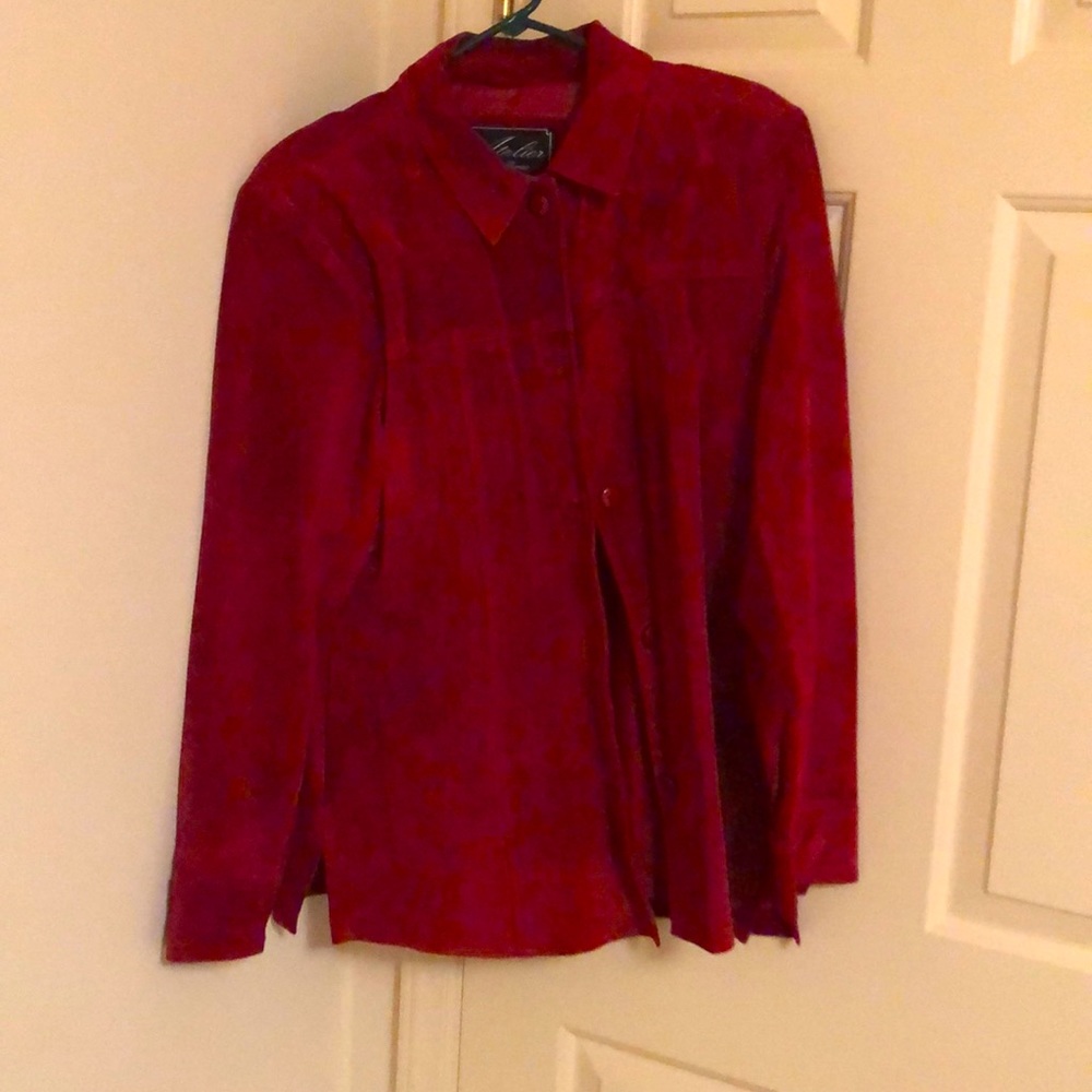 Leather coat